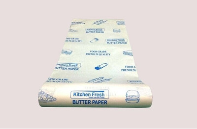Mecovip butter paper for roti | food wrapping roll |baking paper Parchment Paper 25 m Paper Foil(25 m)