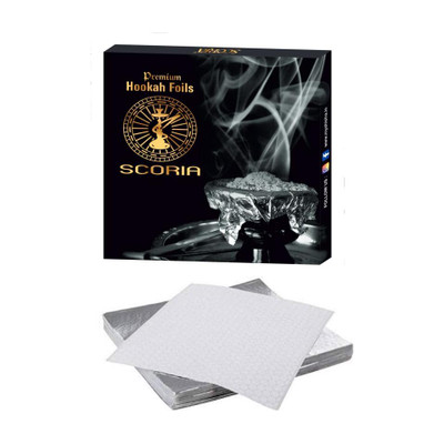 SCORIA Pre-Cut Premium Hookah Silver Aluminum Foil Paper for Hookah Aluminium Foil(0.24 m)