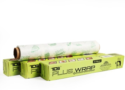 RTB 25 Meter Food Wrapping Printed Butter Paper(Green) - Pack 3 Parchment Paper(25 m)