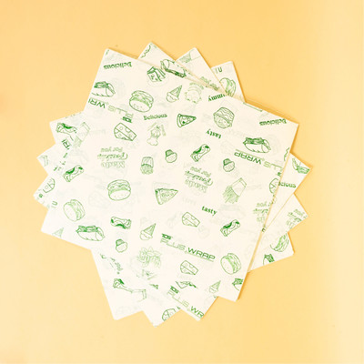 TDS PLUS WRAP Wrapping Paper/Butter Paper, Oil Proof/Sandwich Wrap Paper/Food Wrapping Size, Parchment Paper(Pack of 200, 29.5 m)