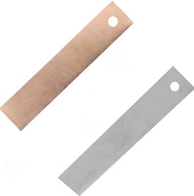 VITSZEE 99.% Pure Copper Cu and Zinc (Zn) Metal Sheet Plate Strip Small(150 x 15x 0.5)mm Shrinkwrap