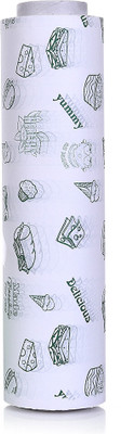 TDS PLUS WRAP 50 Meter Green Print Food Wrapping Butter Paper Pack 1 _ New Pack Parchment Paper(50 m)