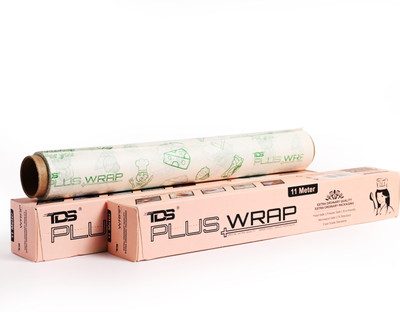 TDS PLUS WRAP 11 Meter Food Wrapping Printed Butter Paper(Green) - Pack 2 Parchment Paper(Pack of 2, 22 m)