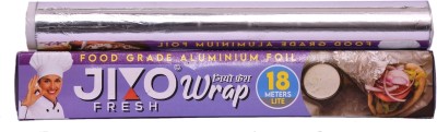 eeco Jiyo Combo 18M Silver roll for Food Packing, Cooking, Grilling Aluminium Foil(Pack of 2, 14 m)