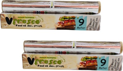 vfresco Aluminium Foil- 11 Micron - 09 Meter net Aluminium Foil Aluminium Foil(Pack of 2, 18 m)