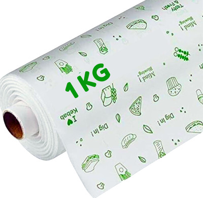 OFIXO 1 kg Food Wrapping Paper Roll - Premium Non-Stick Butter Wrapping Paper Paper Foil(75 m)