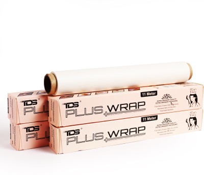 RTB TDS PLUS WRAP 11 Meter Food Wrapping Butter Paper (Off-White) Pack 4 Parchment Paper(25 m)