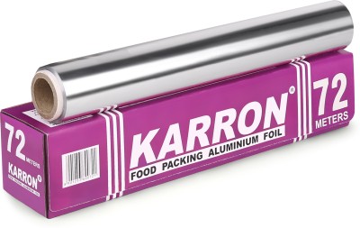 KARRON 72 Mtr Aluminium Foil Paper Roll | Food Wrapping Paper for Roti Aluminium Foil(72 m)