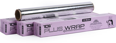 TDS PLUS WRAP 18 Meter Food Wrapping Foil Paper Pack 3 Aluminium Foil(Pack of 3, 54 m)