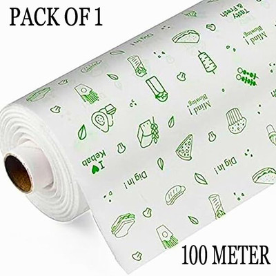 Everbite 100 MTR organic butter wrapping paper (butter papers) Parchment paper (100 m) Parchment Paper(100 m)