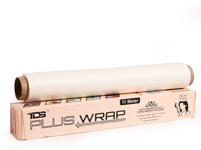 TDS PLUS WRAP TDS PLUS WRAP 11 Meter Food Wrapping Butter Paper (Off-White) Pack 1 Parchment Paper(11 m)