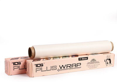 TDS PLUS WRAP 11 Meter Food Wrapping Plain(Off-White) Organic Butter Paper Pack 2 Parchment Paper(Pack of 2, 22 m)