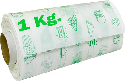 PEARSILK Food Wrapping Paper Roll Premium Non-Stick Butter/Parchment Paper (1 kg) Paper Foil(100 m)