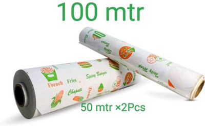 RTB 50 METER BUTTER PAPER PACK OF 2 Paper Foil(Pack of 2, 100 m)
