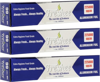 Freshee 72m 225000sqcm Foil Roll PK-3 Aluminium Foil(Pack of 3, 72 m)