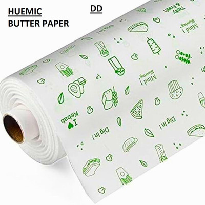 huemic Meters Food Wrapping Paper Roll - Premium Non-Stick Butter Wrapping Paper Parchment Paper(50 m)