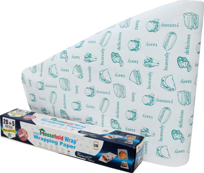 HHFOIL Household Wrap 25 Meter Food wrapping Paper For Food and Roti Wrap Parchment Paper(25 m)