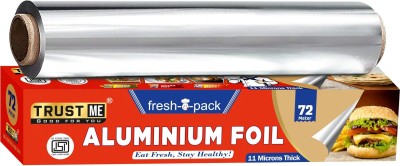 Trust me TRUST ME Aluminium Foil for Food Packing 72 Meter 11 Micron Thickness Aluminium Foil(72 m)