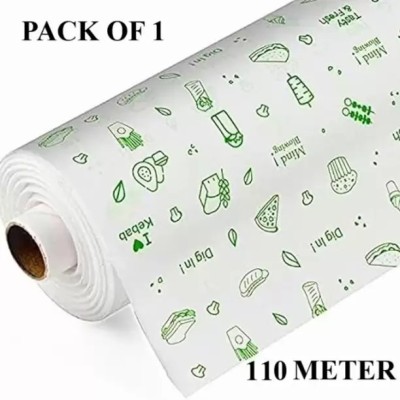 SHEFFO 110M Butter Paper for food, roti, packing, wrapping 110Meter Shrinkwrap Parchment Paper(110 m)