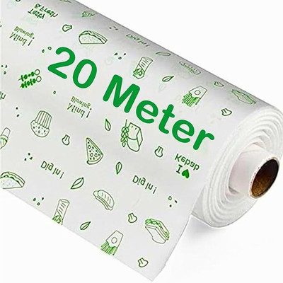 Elderwand Premium Non-Stick Butter Wrapping Paper Food Wrapping Paper Roll Paper Foil(20 m)