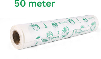 KARRON butter paper for roti | food wrapping roll | Butter paper for cake |baking paper Parchment Paper(50 m)