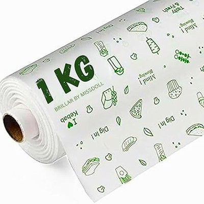 house of common Roll for Kitchen Food Wrap 1kg - Premium Non-Stick Butter Wrapping Paper | Parchment Paper(10 m)
