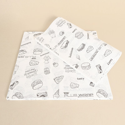 TDS PLUS WRAP PRT 200 Brown Wrapping Sheets Parchment Paper(Pack of 200, 100 m)