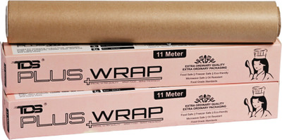 TDS PLUS WRAP 11 Meter Food Wrapping Butter Paper Pack 2 Parchment Paper(Pack of 2, 22 m)