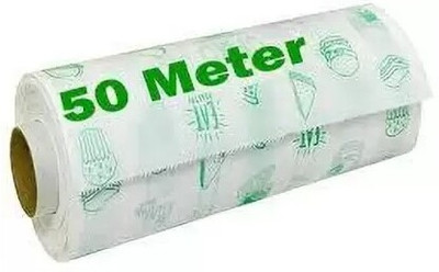 PEARSILK 500 Gram Butter Paper Roll, Food Wrapping Paper, Roti Wrap, Baking Paper Parchment Paper(50 m)