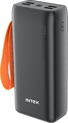 Intex 30000 mAh 22 W Power Bank(Black, Lithium-ion, Quick Charge 3.0 for Mobile)