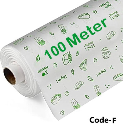 huemic 100 Meter Parchment Food Wrapping Paper Roll - Premium Non-Stick Butter Paper IH Parchment Paper(100 m)