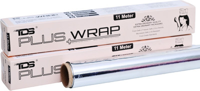 TDS PLUS WRAP 11 Meter Aluminium Foil Paper - Pack-2 Aluminium Foil(Pack of 2, 22 m)