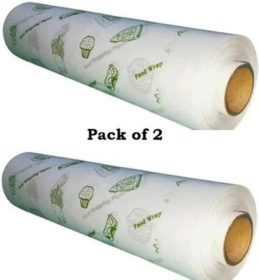 Dityam Food Wrapping Paper Non-Stick Baking Paper for Oven ,Microwave 25Meter 250g Paper Foil(Pack of 2, 25 m)