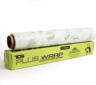 RTB 25 Meter Food Wrapping Printed Butter Paper(Green) - Pack 1 Parchment Paper(25 m)