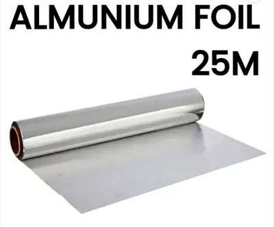 WTKITCHEN Aluminium Foil for wrapping Aluminium Foil(25 m)