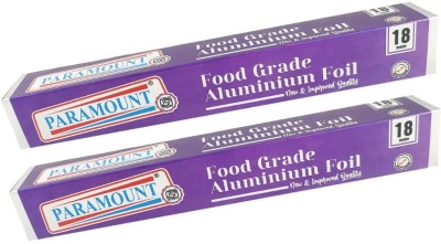 Paramount Paramount Aluminium Foil for Food Packing, 18 MTR fresh and hygienic pk 2 Aluminium Foil(Pack of 2, 18 m)