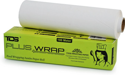 TDS PLUS WRAP 1 Kg Food Wrapping Butter Paper Roll (Pack 1) Parchment Paper(100 m)