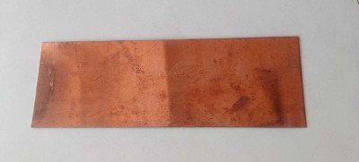 VITSZEE Copper Metal Sheet Cu plate (150mm x 50mm x 1mm) Shrinkwrap(0.15 m)