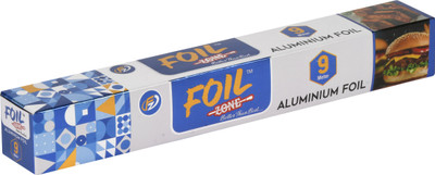 Bharat Global Food Wrap Aluminium Foil 9mx3| Strong Durable Food Grade Foil | Keeps Fresh Aluminium Foil(Pack of 3, 27 m)