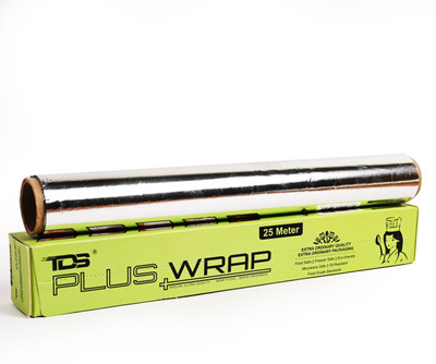 TDS PLUS WRAP 25 Meter Food Wrapping Butter Paper Pack 1 Parchment Paper(25 m)