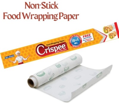 Mecovip butter paper for roti | food wrapping roll |baking paper Parchment Paper 25 m Paper Foil(25 m)