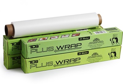 TDS PLUS WRAP 25 Meter Food Wrapping Butter Paper(Off White) - Pack 4 Parchment Paper(Pack of 4, 100 m)