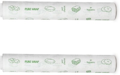 JOREN Butter Paper for Roti, Cake, Burger | Food Wrapping | Baking Parchment Paper Paper Foil(Pack of 2, 50 m)