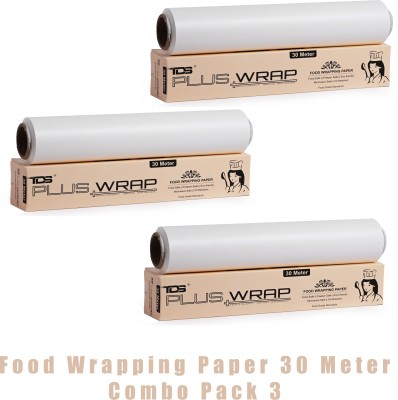 RTB Plain Butter Paper Food Packing, Cooking, Baking Keeps Food Warm Paper Parchment Paper(100 m)