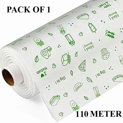 Foodpak 100M Butter Paper for food, roti, packing, wrapping 110Meter Shrinkwrap (110 m) Shrinkwrap(110 m)