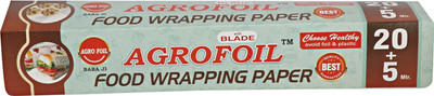AGRO FOIL Pack of 1Eco-Friendly 1 Kg Butter Paper Roll for Roti and Reusable Food Wrapping Paper Foil(15 m)