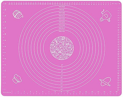 VAVSU Silicone Fondant Rolling Sheet(15 cm x 1 cm Pack of 1)