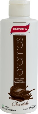 mavee's Aromas Chocolate - Liquid Colour & Flavour Emulsion - 500 ml Brown(500 ml)