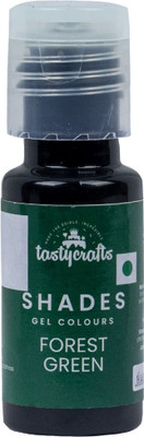 TastyCrafts Forest Green - Gel Food Colour | Edible Gel-Based Colours for Cake Decorating Green(20 g)