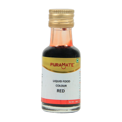 Puramate Liquid Food Color - Red Red(30 ml)